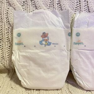 Vintage 90s Pampers Baby Dry Sesame Street Henson Diaper Newborn‎ Ernie